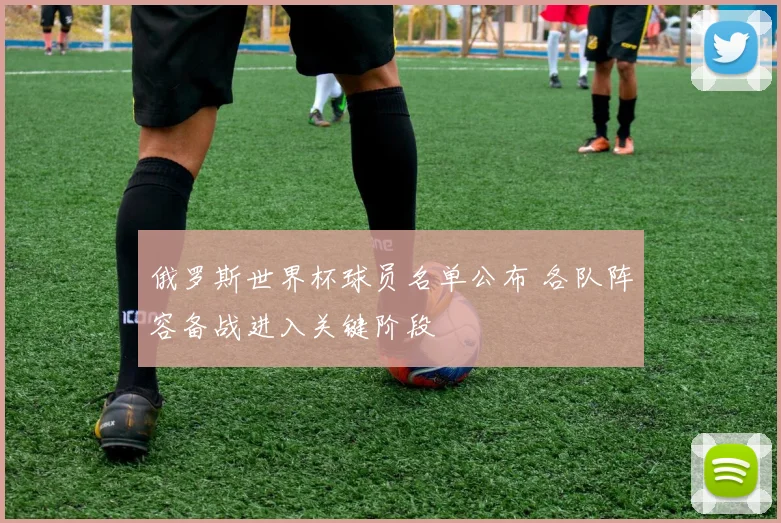 俄罗斯世界杯球员名单公布 各队阵容备战进入关键阶段